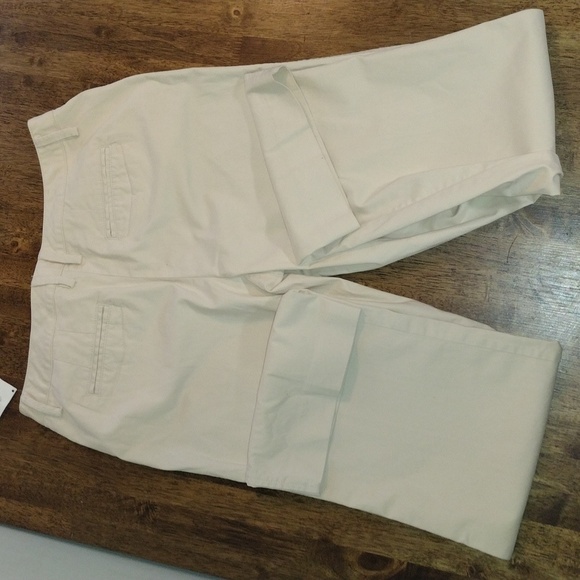 NWT Talbot's Boot Cut Cotton Blend Vintage Khaki Pants  8 - Picture 4 of 7